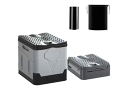 Toalete Portátil Plegable para Camping Con Tapa
