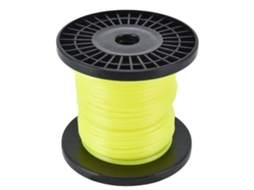 Fio de Cortador de Cabelo Quadrado 3mm Nylon 30m Amarelo Husqvarna Ryobi Stihl S/MARCA