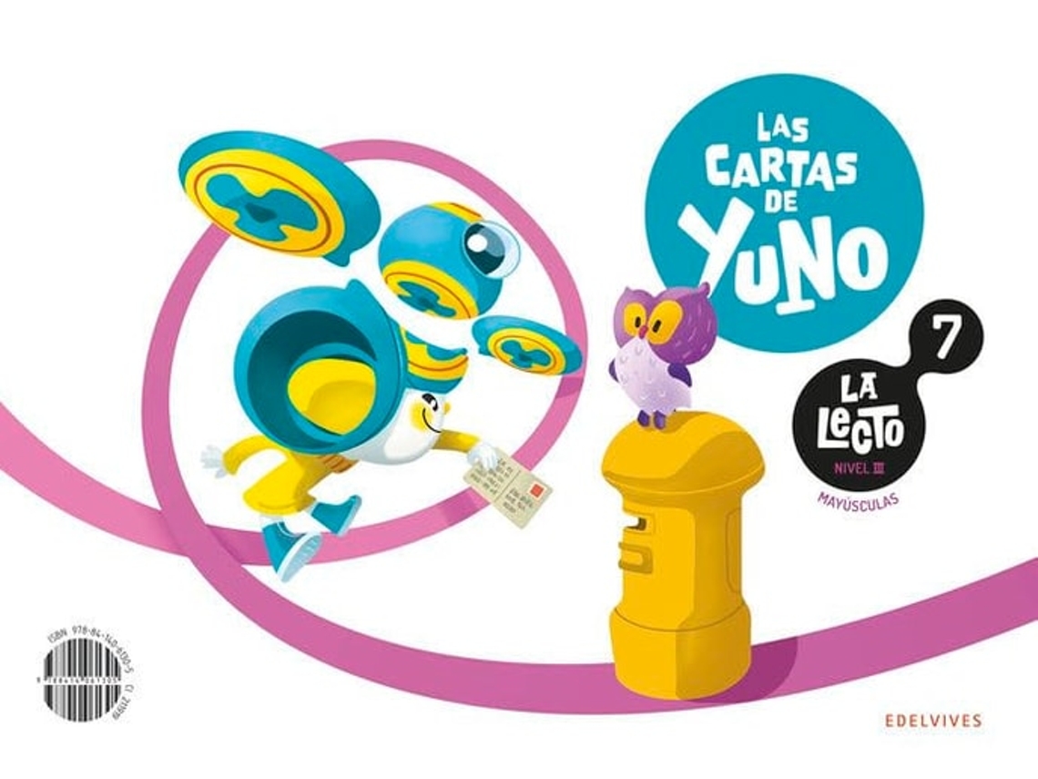 Livro La Lecto - Nivel Iii Las Cartas De Yuno. Cuaderno 7 Da Editorial Edelvives De Aurora De La Cruz González, Pilar Gordón Alcorta Et Al. (espanhol)