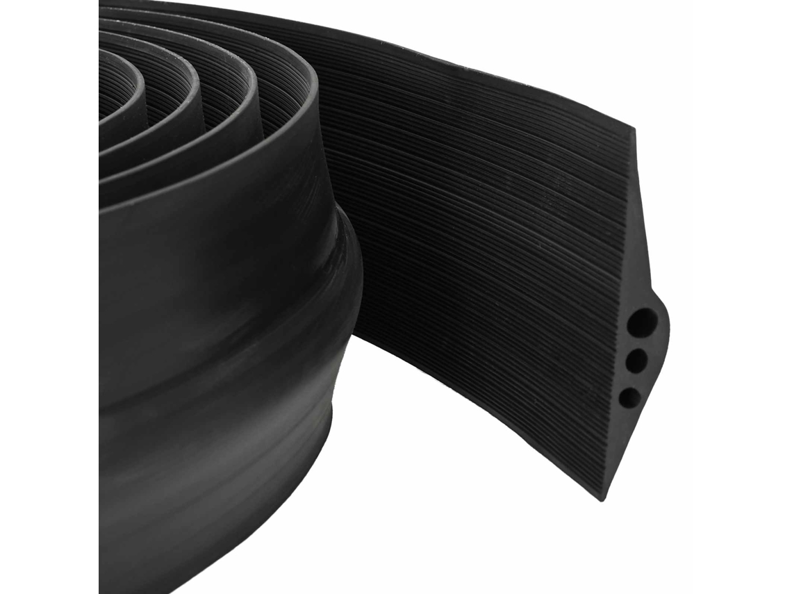 Vidaxl Selante De Piso Para Garagem 112 X 20 Mm 5,5 M Borracha Epdm