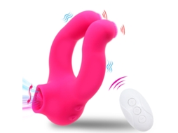Vibrador Para Lamber A Lngua Com Controle Remoto Sem Fio Para Adultos (rose) Yizhood