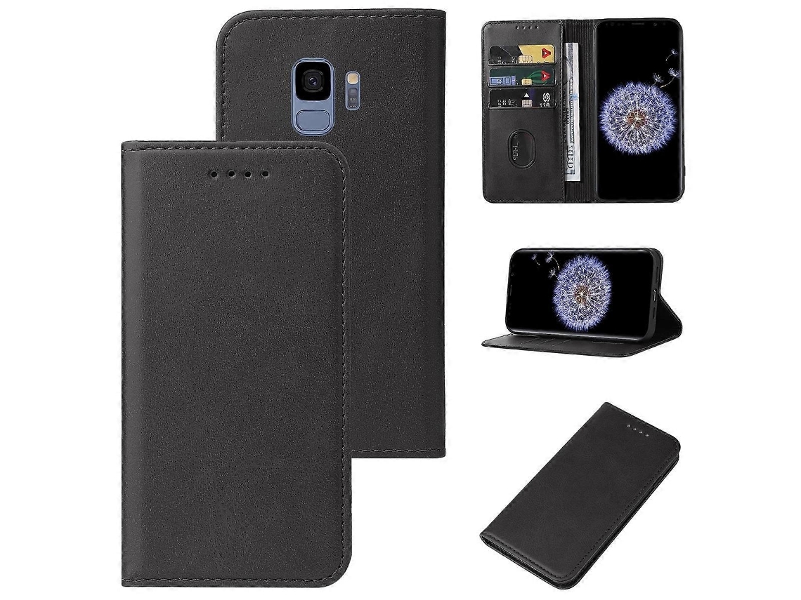 Capa Couro Magnética Para Samsung Galaxy S9, Elysve