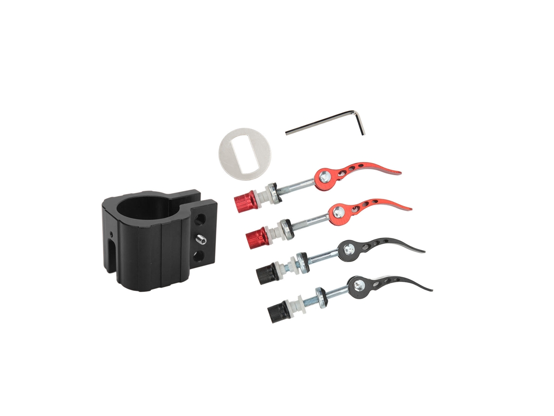 Acessório De Fixação Para Scooter Elétrico Pasta Clamp Aço Alumínio Compatível Com Zero 8x 10x 11x Preto