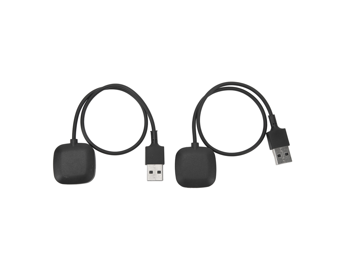 Carregador Sem Fio Para Smartwatch Fitbit Versa 3 Sense, Docks De Carregamento Magnéticos, Cabo De Dados, 2 Unidades, 5v, 30cm