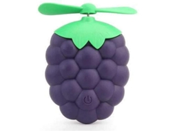 Ventilador Portátil Nova Line com luz, forma de fruta, recarregável | S/MARCA