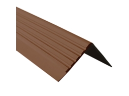 Perfil De Borda De Escada Quest Pvc 40x60 Mm, Castanho, 150 Cm