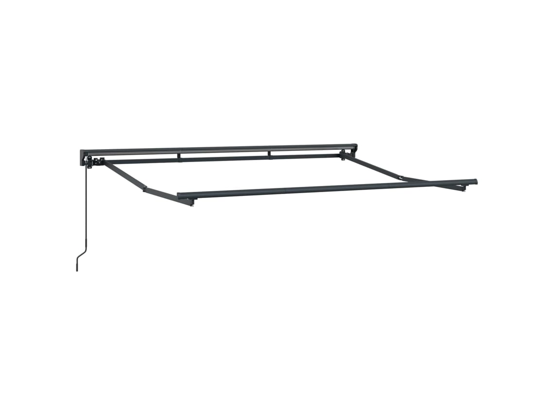 Conjunto 1 Estrutura De Toldo Vidaxl Antracite Aço (3 X 2 M)