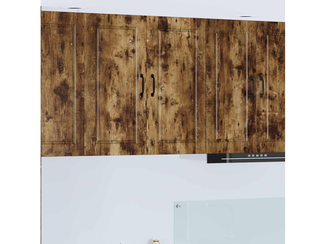 Vidaxl Armário De Parede Porto Carvalho Defumado 80 X 31 X 80 Cm
