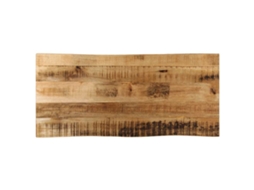 Vidaxl Tampo De Mesa C/borda Viva 100x40x2,5cm Mangueira Áspera Maciça