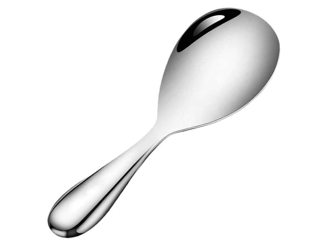 Cuchara De Arroz De Acero Inoxidable, Paleta Gruesa Antiaderente Para Arrocera, Herramienta Versátil De Servicio