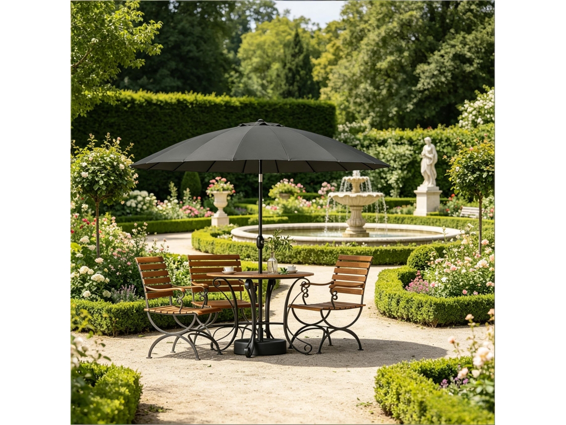 Guarda-sol Inclinável Para Piscina, Terraço E Jardim (base Não Incluída, Apenas Unidade)