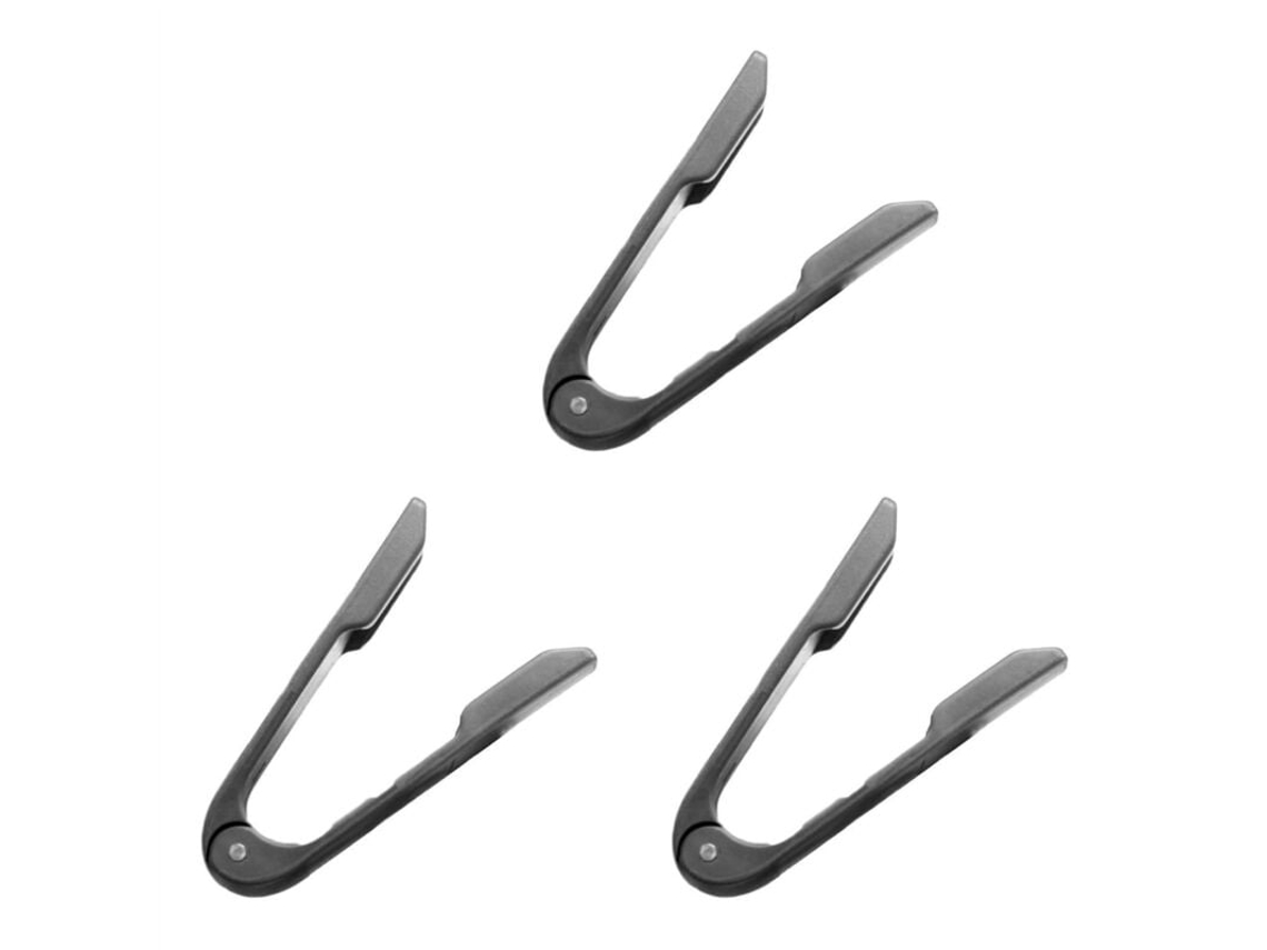 3x Pinças Para Churrasco Talheres Antiaderentes Para Alimentos Pão Bolo Utensílios De Cozinha Slowmoose