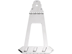 Ponte Trapezoidal para Guitarra Jazz de 6 Cordas, Tampo Arredondado, Liga Niquelada AQUAFORGE