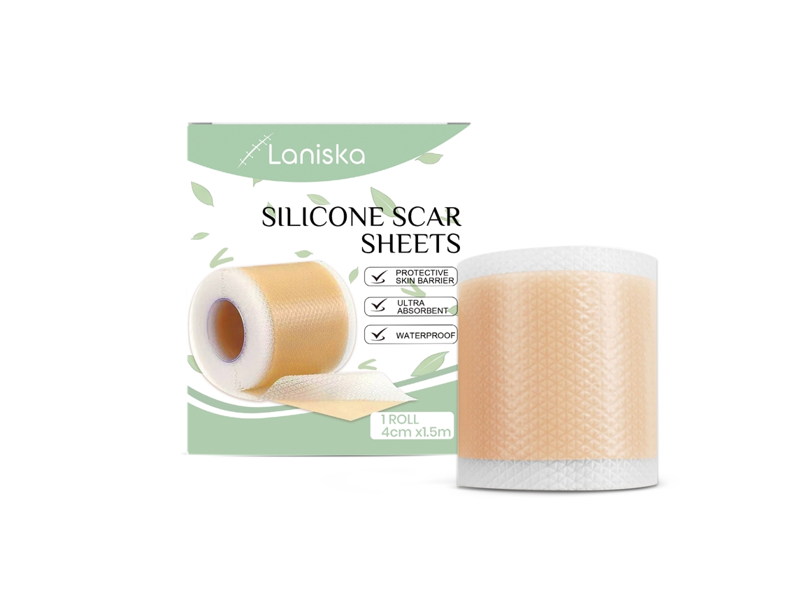 Parche de Silicone Laniska para Cuidados Diários, Pele Macia e Aveludada LAXISCREED