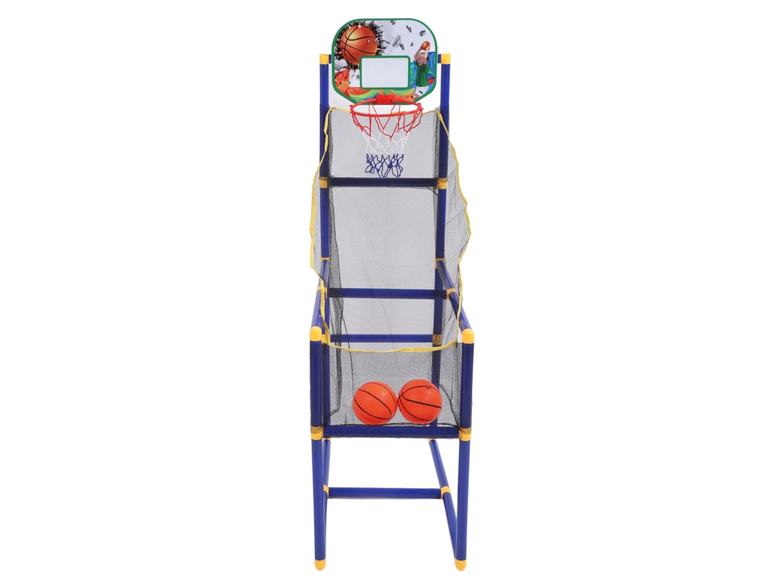 Mali jogo de Arcade de Basquete Portátil para Crianças com Aro Resistente e Equipamento Completo