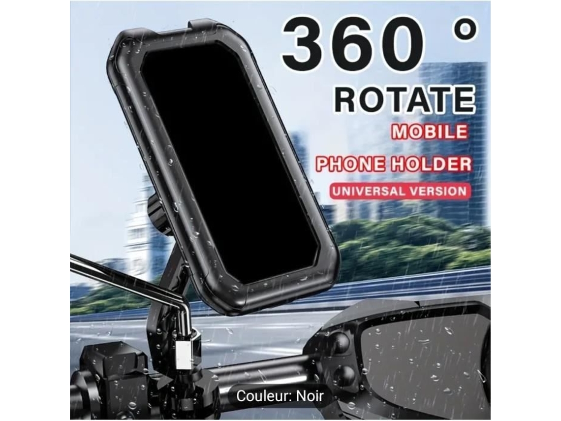 Suporte para Celular para Motocicleta Allezcadeaux À Prova D'água Rotação 360° Compatível com Celulares de Até 6,8 Polegadas AQUAFORGE