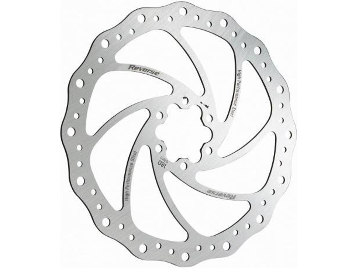 Travão REVERSE COMPONENTS Reverse Discrotor (Prateado - 18cm)