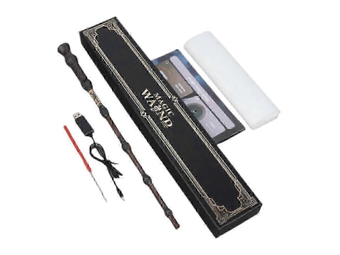 Varinha Mágica de Chama Real Harry Potter Fogo Cosplay com Efeitos Luz GOKOCO