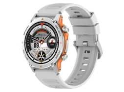 Smartwatch Com Display Amoled Design À Prova Dágua Para Exterior Rastreamento Esportivo E Monitoramento de Saúde Cinza Bestvite