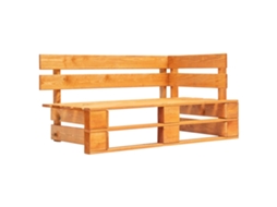 Maison Exclusive - 4 Pcs Conjunto Lounge Paletes Pinho Impregnado Castanho Mel