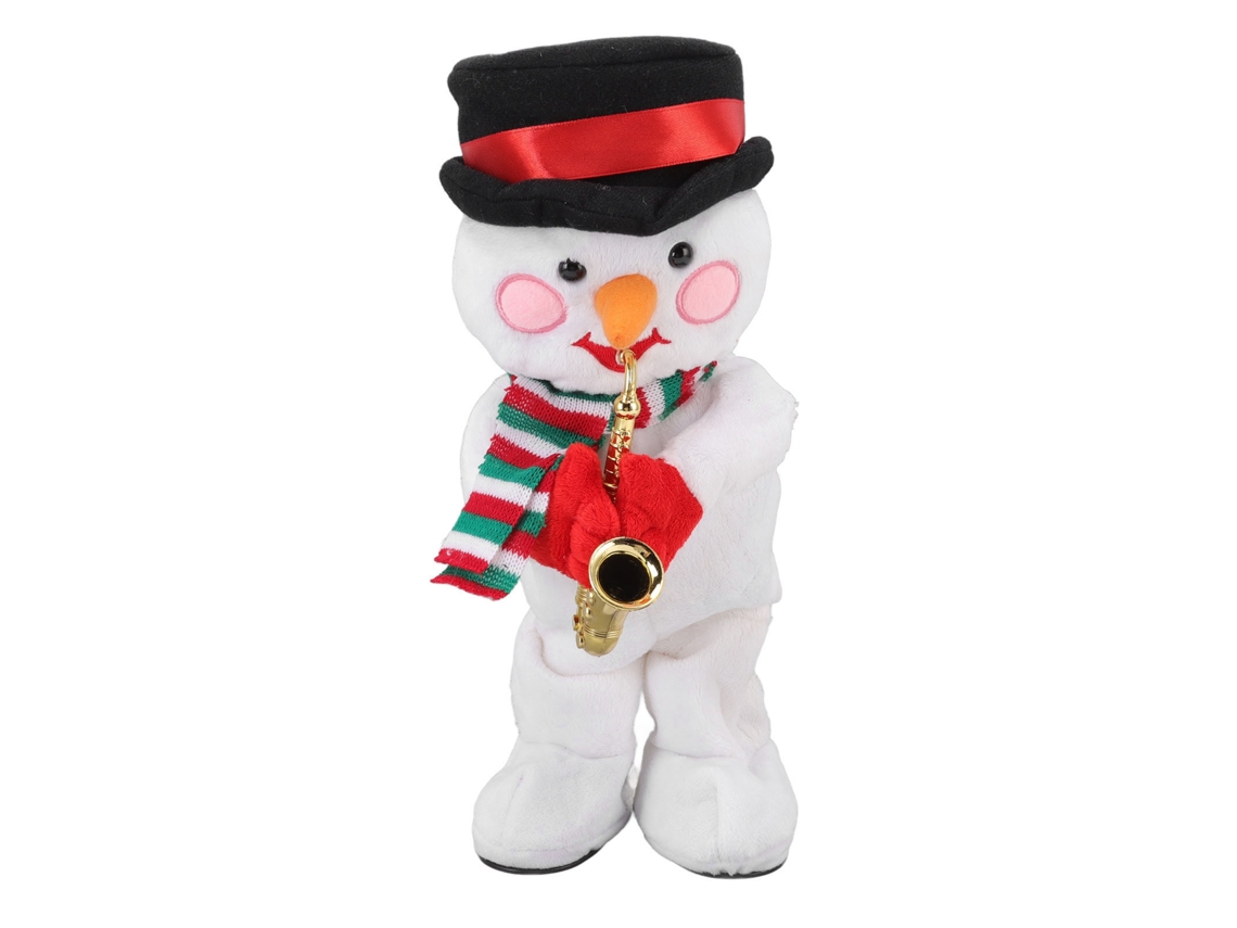 Boneco de Natal Elétrico de Pelúcia Cantando Dançando | S/MARCA