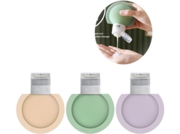 Garrafas Portáteis de Boca Larga para Viagem, de Silicone Recarregáveis para Recipientes para Líquidos AQUAFORGE