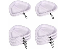 Conjunto de 8 Panos Microfibra para Limpeza a Vapor, Laváveis​​ e de Reposição para Mop a Vapor BRILVIBERA