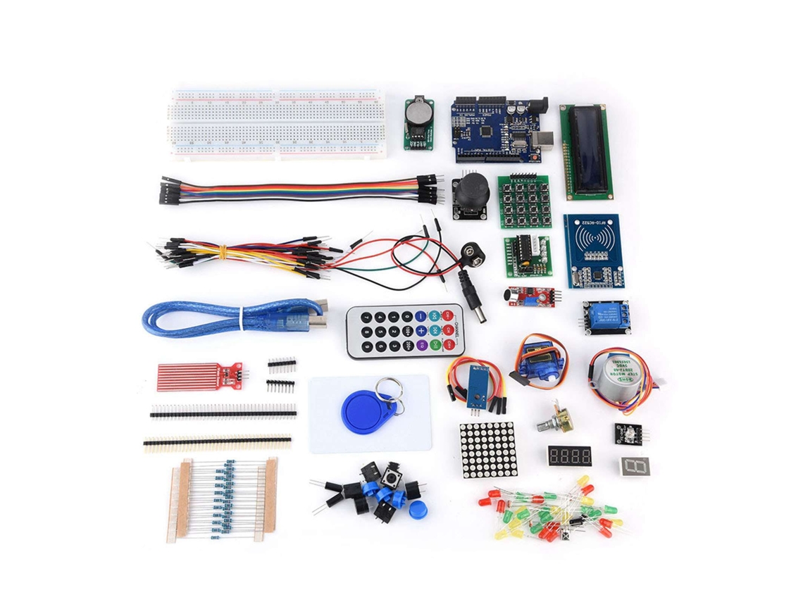 Kit De Aprendizagem (aprendizagem De Rfid, Aprendizagem De Motor Passo A Passo, Introdução A Componentes Eletrônicos)