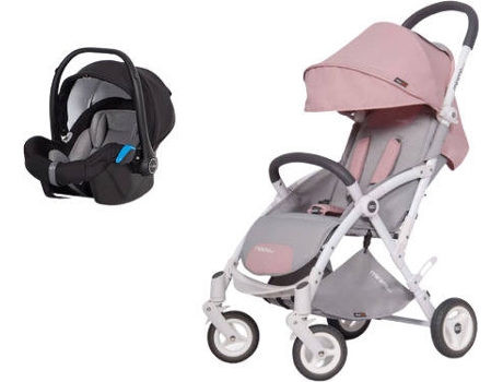 Carrinho de Bebé Individual  Minima Plus + Starter 0+ Isofix Ready Powder