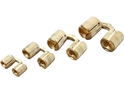 Conjunto De 4 Dobradiças Cilíndricas Cobre 8a 18mm Para Portas Armários, Dobradiças Invisíveis De Latão Para Ferragens
