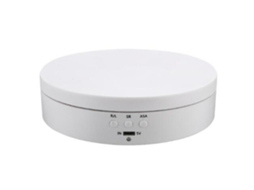 Laxiscreed Plataforma Giratória Elétrica Ajustável Com 3 Velocidades E Display Redondo