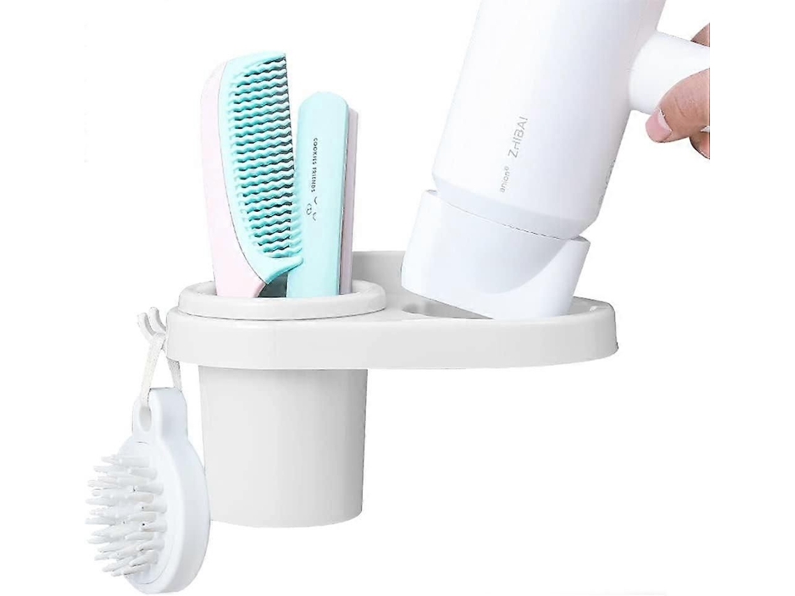 Suporte para Secador de Cabelo, Caixa Parede Organizadora Ar Mazenamento GOKOCO