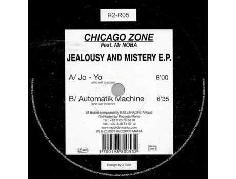 Vinil Jealousy And Mistery Ep R2 Records