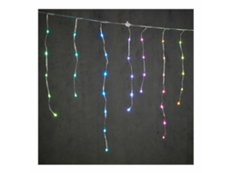 Cortina de Luzes Led Icicle Multicolor 300 X 70 cm