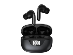 Auriculares Sem Fio In Ear Display Led Dágua Bestvite Bluetooth Preto