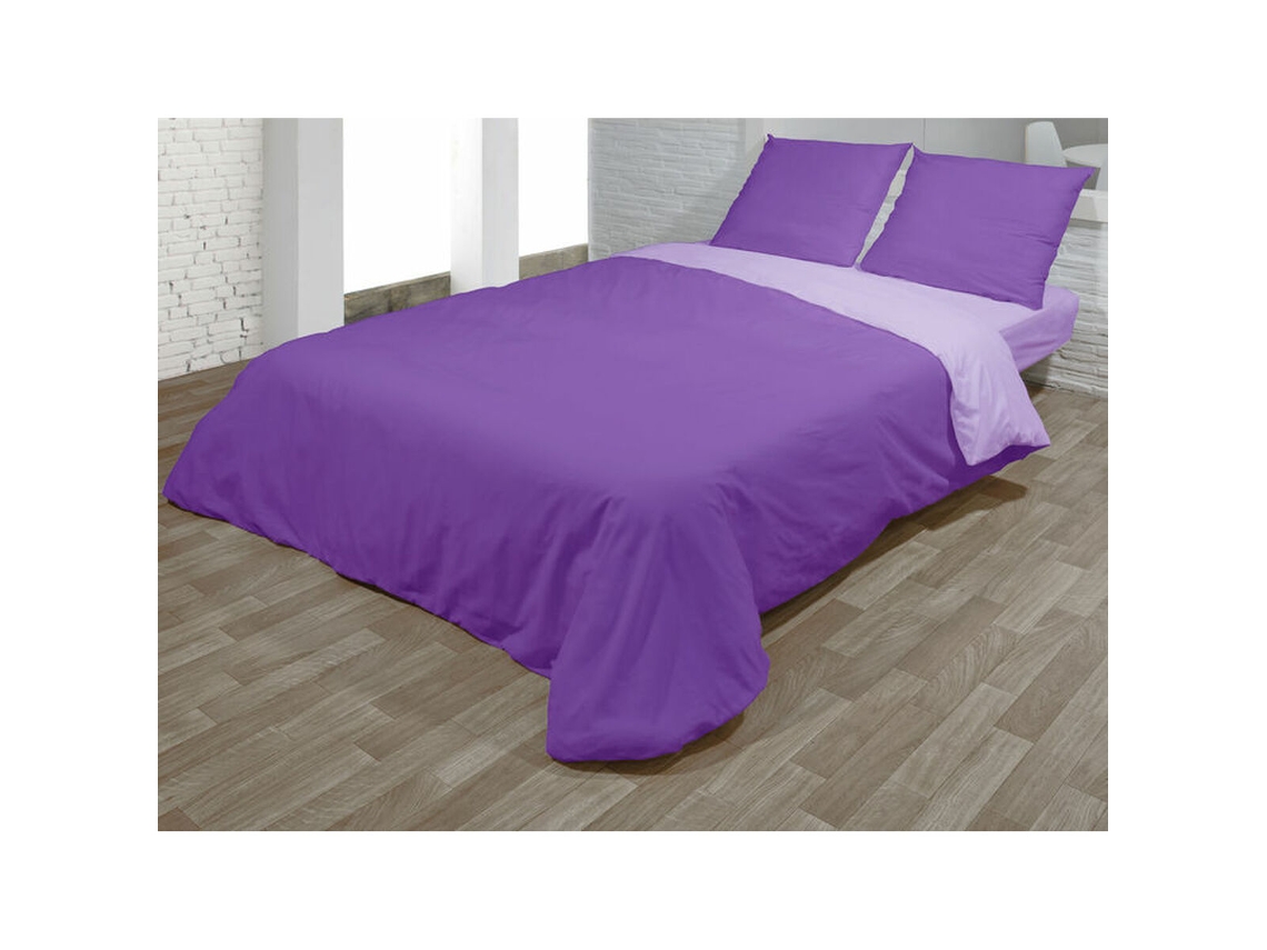 Conjunto de capa de edredom HOSTELINE VEGAS (Malva)