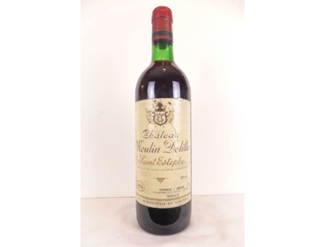 Vinho Tinto CHÂTEAU MOULIN DELILLE 1978 (75 cl - 1 unidade)