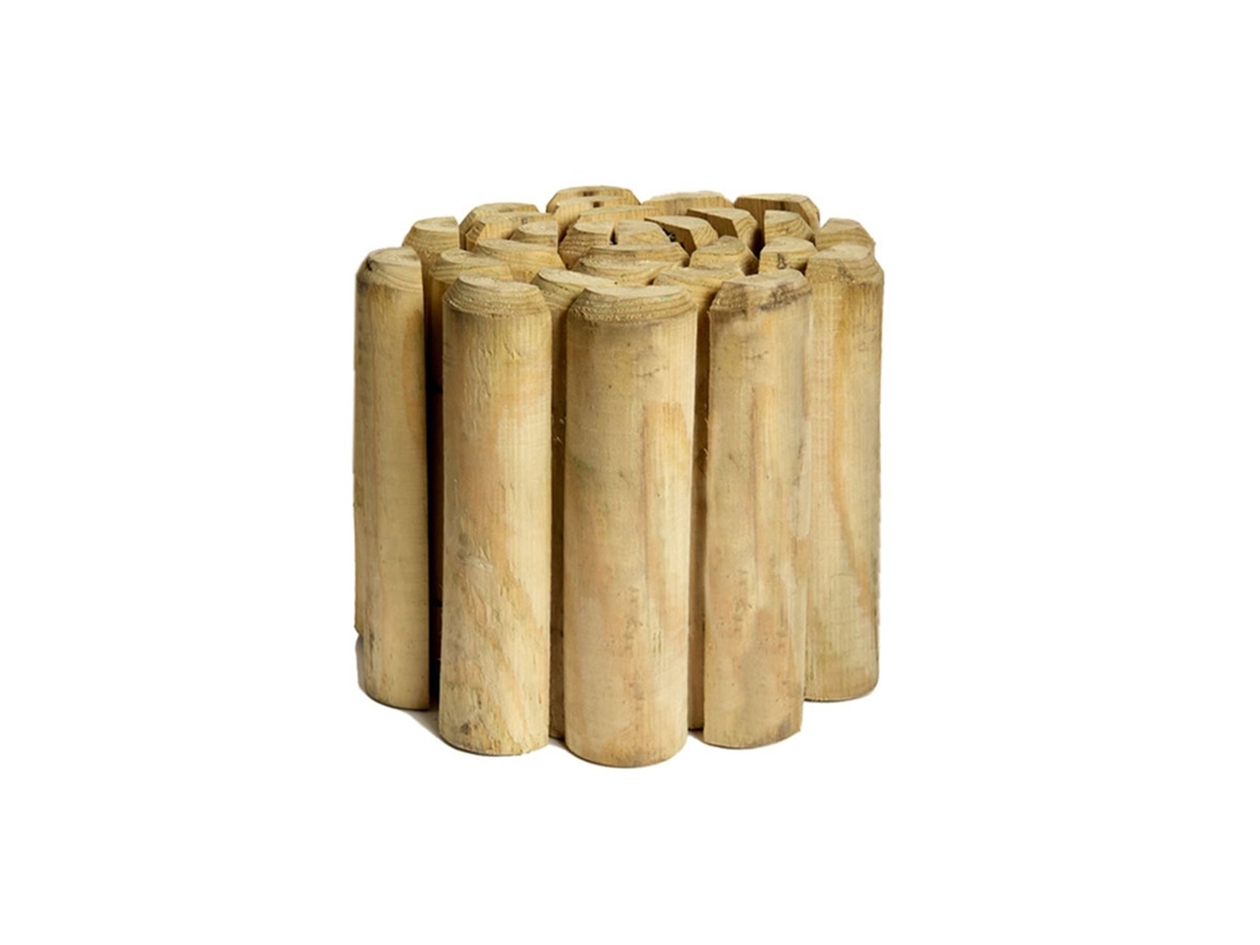 Bordura Flexible De Madera 30x7x250 Cm.