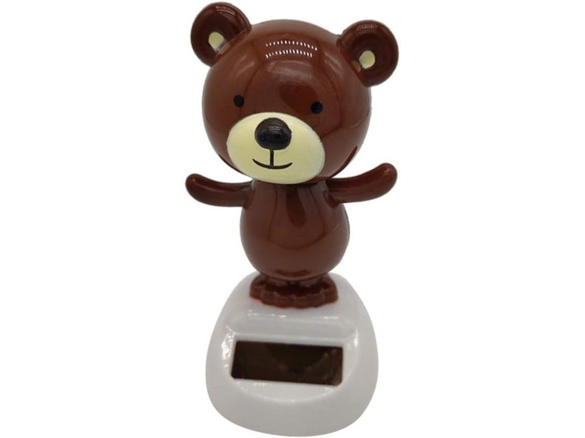 Brinquedo De Urso Solar Com Cabeça Balançante Dançante Para Decoração De Carro E Lar 2025