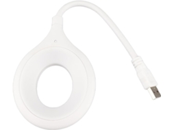 Luminária Noturna Usb Com Controle De Voz, Abajur Cabeceira Led Brilho