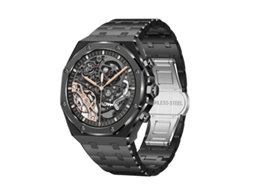 Smartwatch Empresarial Com Chamadas Bluetooth Tecido Grande Oxigênio No Sangue Sono E Monitoramento De Saúde Preto Yizhood