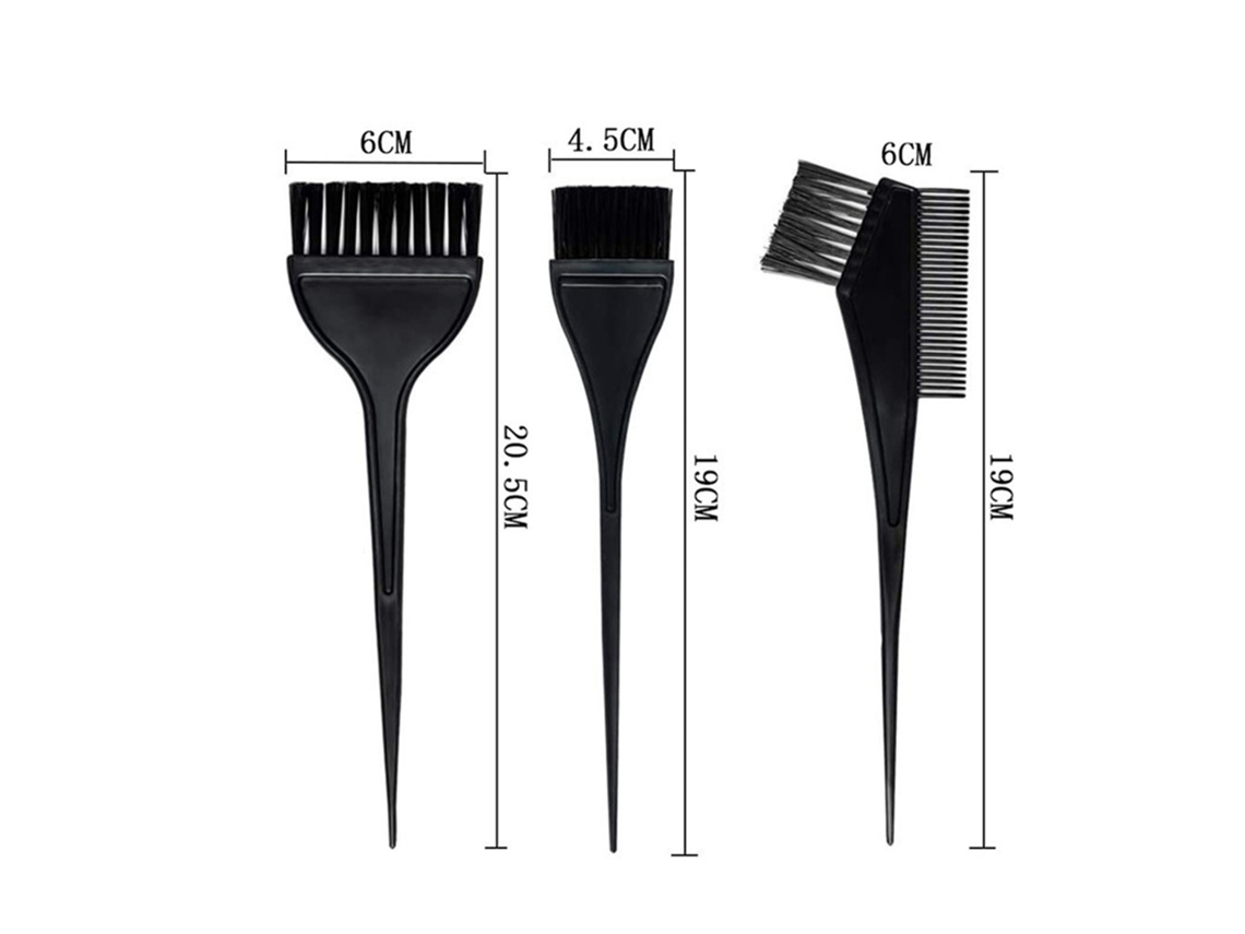 Kit De Tintura De Cabelo 13pcs Com Chapéu De Destaque, Capa, Pincéis, Tigela, Gomos, Luvas E Abaques Para Salão E Casa