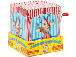 Brinquedo Palhaço Tobar Jack In The Box Caixa De Música Clássica Com Palhaço