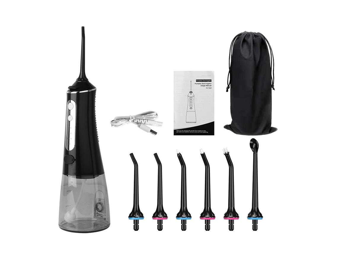Irrigador Oral Dental Sem Fio Com Modo Faça Você Mesmo, 300 Ml De Água, Ipx7, À Prova Dágua, Portátil, Recarregável Por Usb, Limpador De Dentes Para