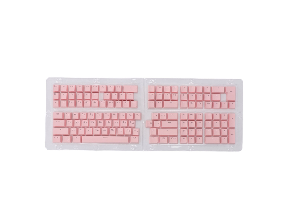 132 Teclas Con Perfil Oem Ruso, Abs Mate, para Teclados Mecánicos de 61 a 108 Teclas Con Roseta.