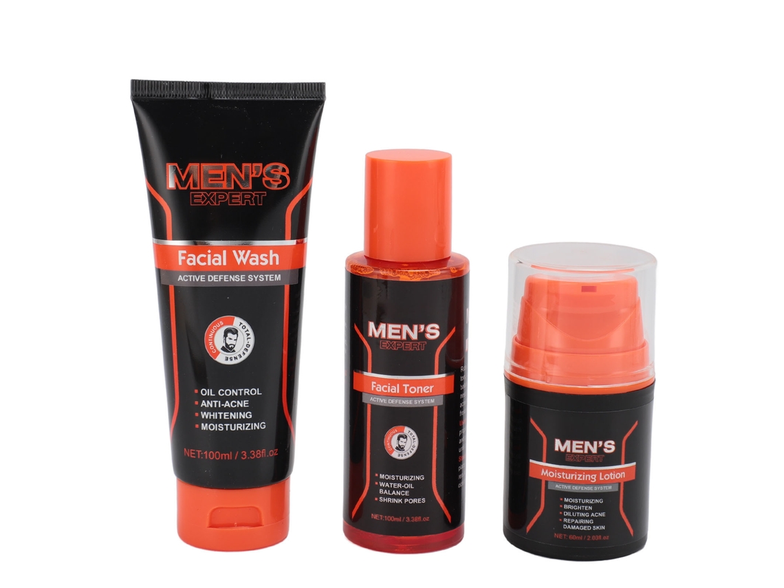Kit De Cuidados Com A Pele Masculina Hidratação E Controle De Oleosidade
