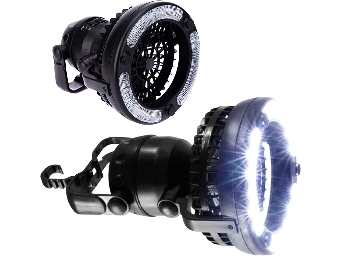 Lanterna Led Portátil 2 Em 1 Com Ventilador De Teto, Perfeita Para Acampamentos E Emergências, Alça E Gancho Integrados, Pendure O Aquaforge