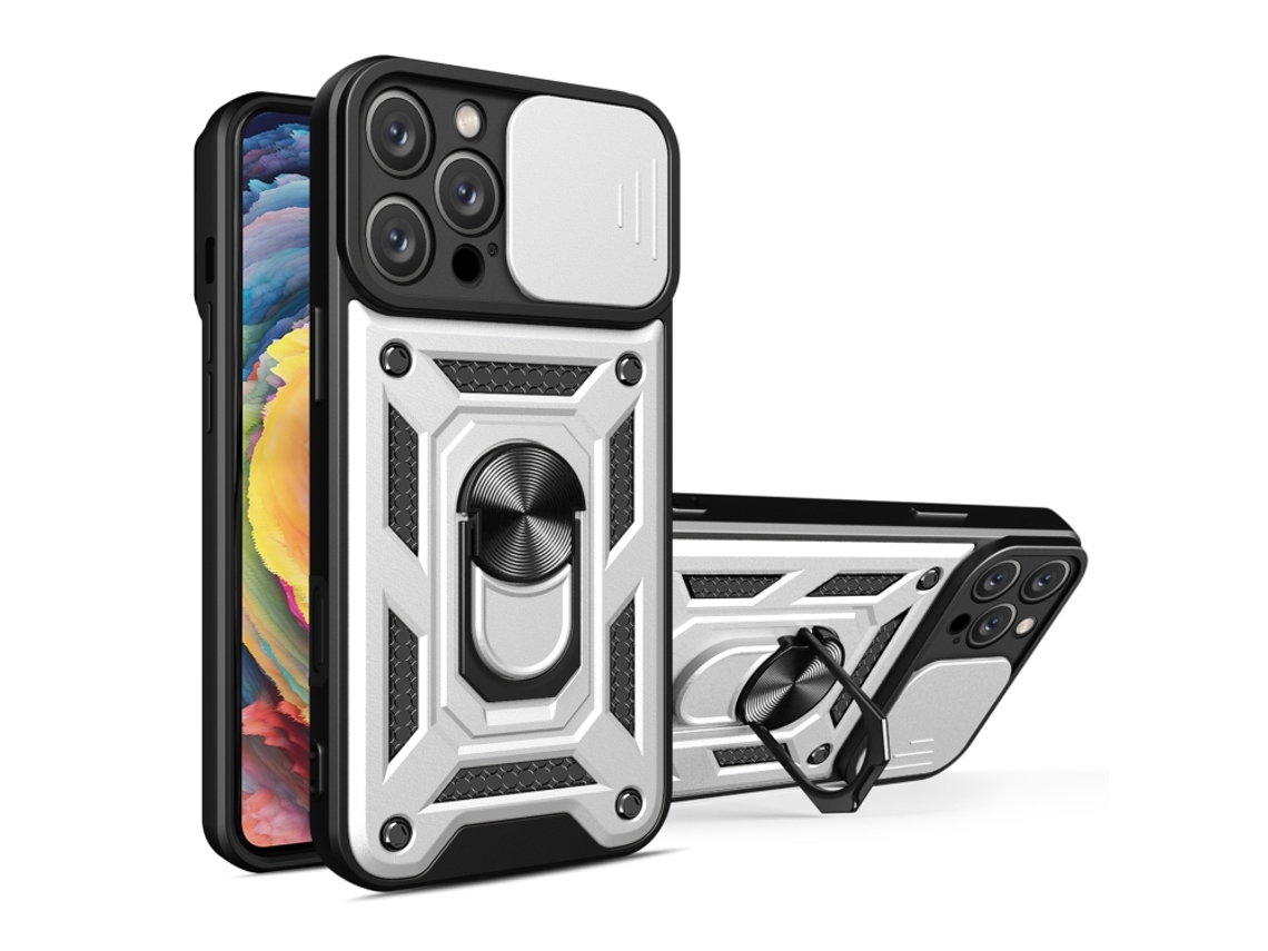 Capa Para Iphone 16 Pro Max - Tampa Deslizante Para Câmera - Tpu Pc