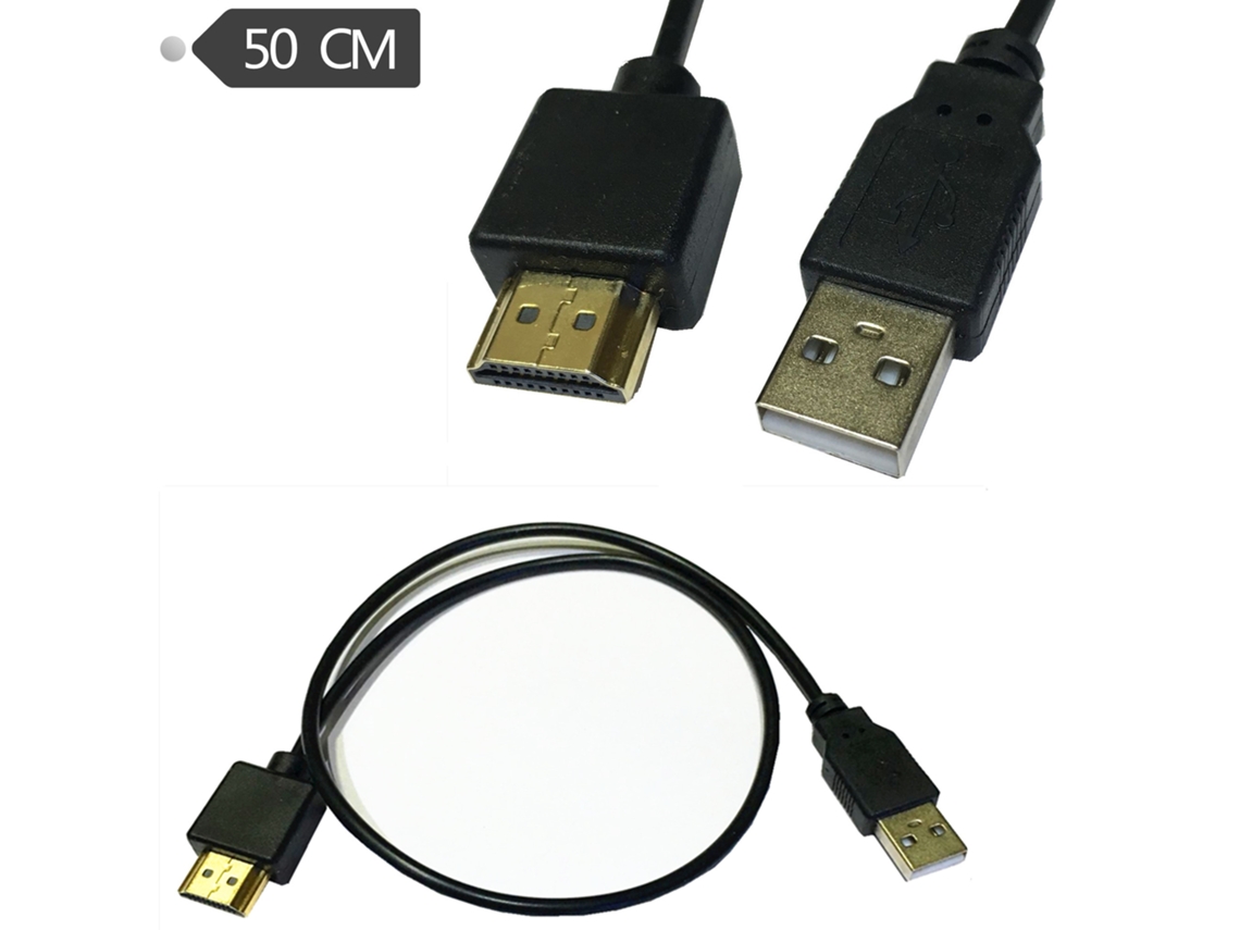 Cabo Hdmi Macho para Usb, de Alimentação Usb AQUAFORGE