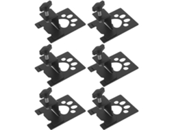 Clips De Aço Inoxidável Showeroro Para Estrutura Colchão, Antiderrapantes, Pretos, 4 Peças, Fácil Instalação Para